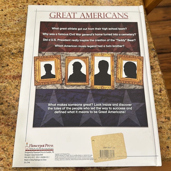 NWT♥️🇺🇸GREAT AMERICANS HARDCOVER BOOK BY FLOWERPOT PRESS - Picture 2 of 4